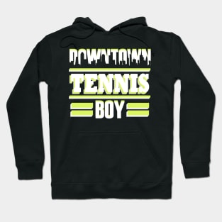 Tennis tennis court forehand backhand sports boys Hoodie